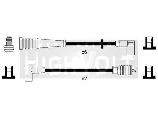 STANDARD OEF653 Ignition Cable Kit